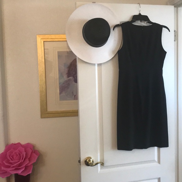 Classic Talbots Solid Black Sheath Dress - Picture 3 of 6